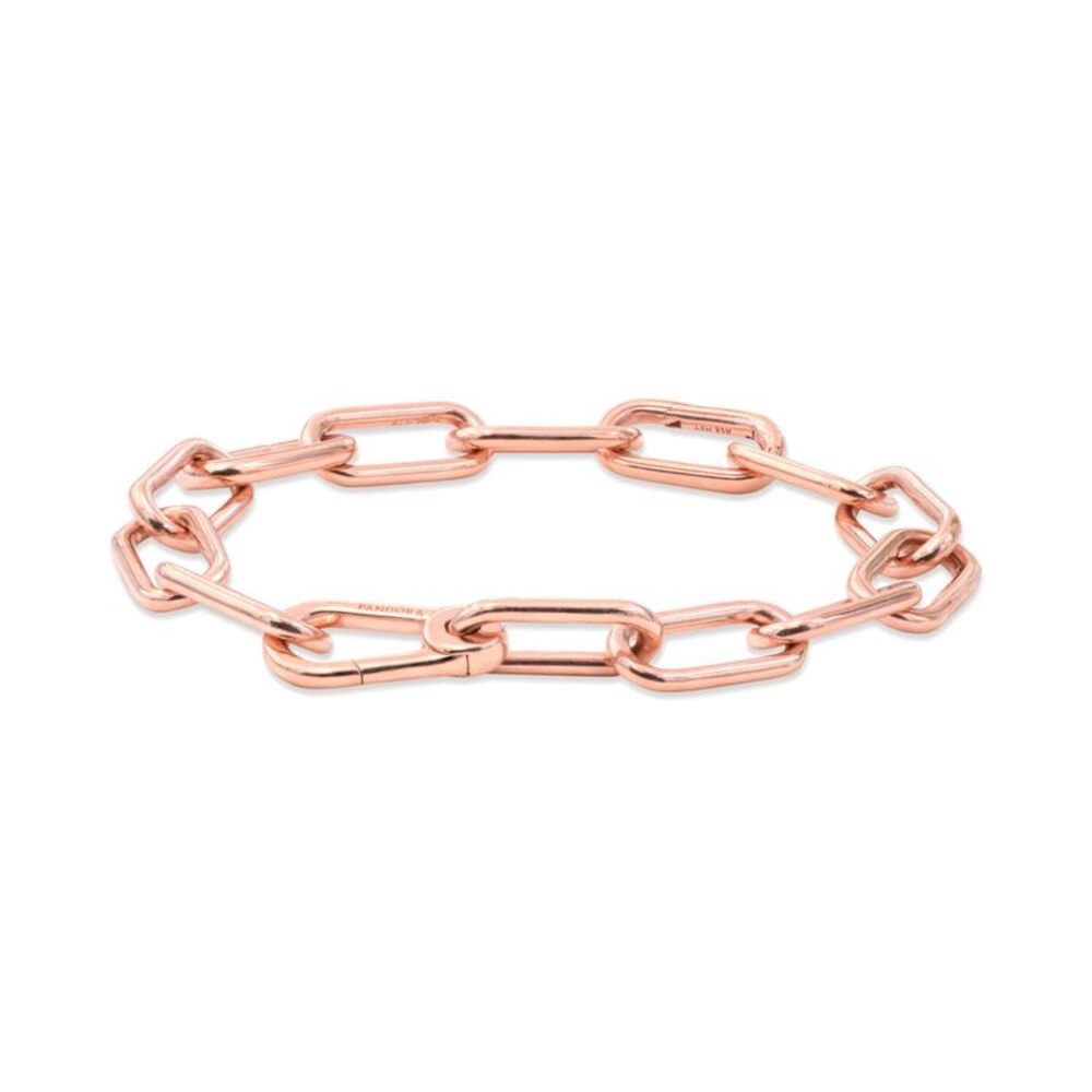 Pandora ME Link Chain Bracelet 14ct Rose Gold-Plated Metal Blend Women's Jewelry